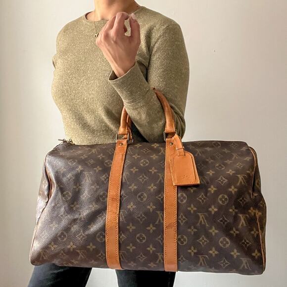 Louis Vuitton Keepall 45 Monogram Duffel Bag VI 881 - Picture 10 of 10